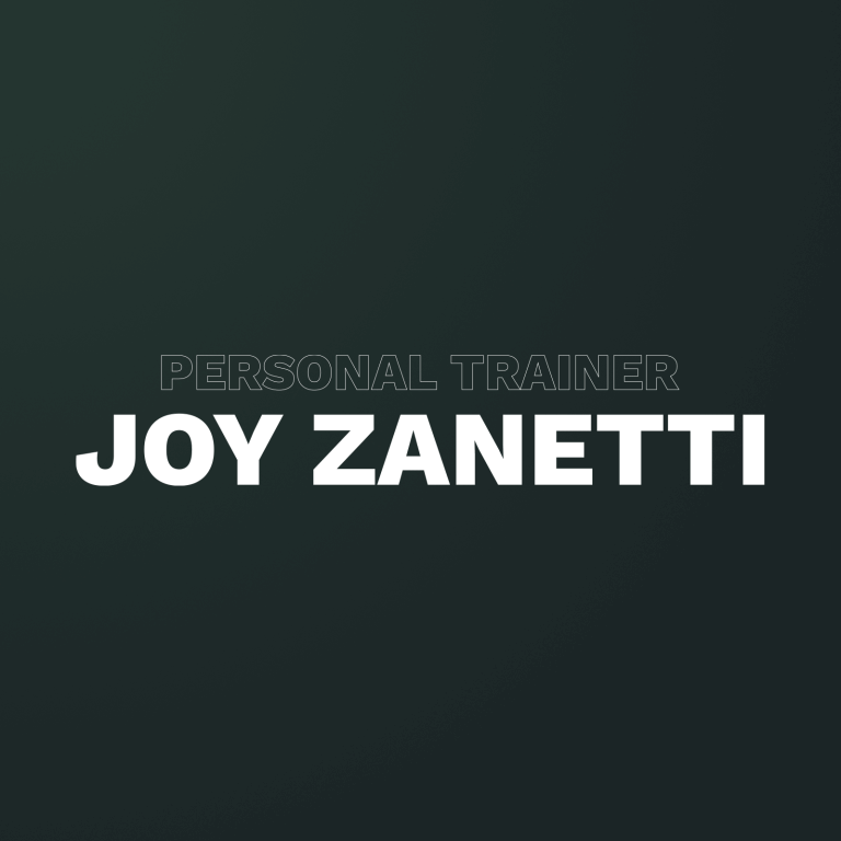 brand Joy Zanetti personal trainer
